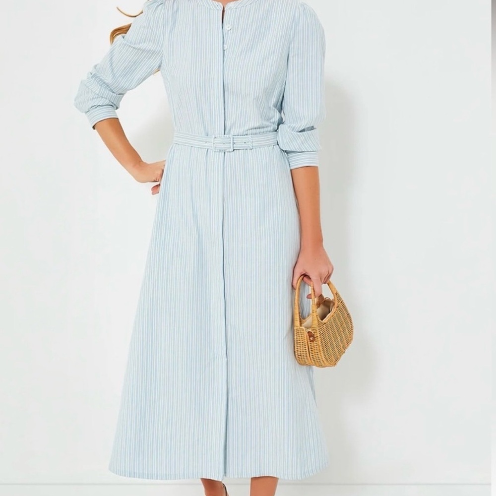 Tuckernut Sea Stripe Catherine Dress Sz M - Picture 6 of 8